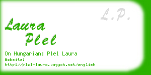 laura plel business card